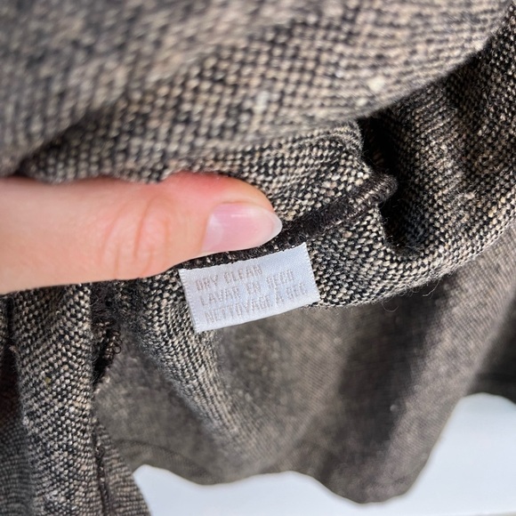 VTG Jones NY Wool Tweed Jacket M Elbow Patch Dark Academia Fall Layer 90s Gothic - Picture 4 of 10